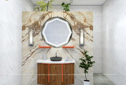 Tủ lavabo nhựa giả gỗ siêu chịu nước XVL850