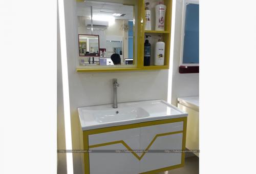 Tủ lavabo nhựa chậu liền bàn LBK102 ( Hàng bán sẵn)