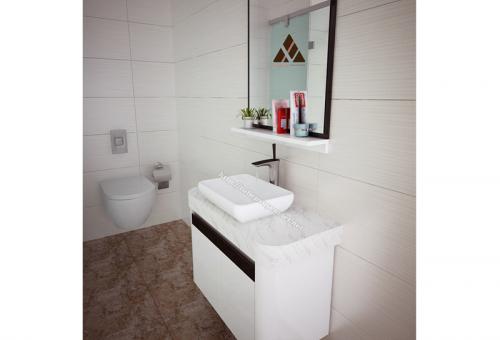 Tủ lavabo đẹp bằng nhựa XVL559 cho nhà tắm nhỏ