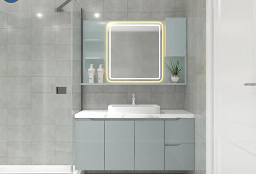 Tủ lavabo treo tường hiện đại XVL883