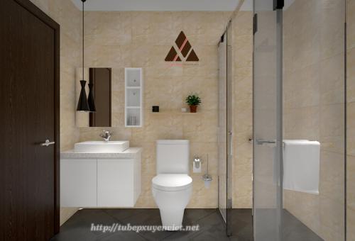 Tủ nhà vệ sinh - tủ lavabo nhựa XVL568