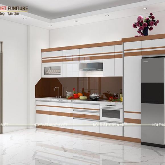 Mẫu tủ bếp đẹp hiện đại nhà chị Thanh - Hải Phòng kèm video