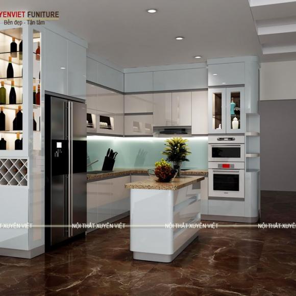 Thiết kế tủ bếp đẹp sành điệu hợp đảm bảo ai cũng phải mê