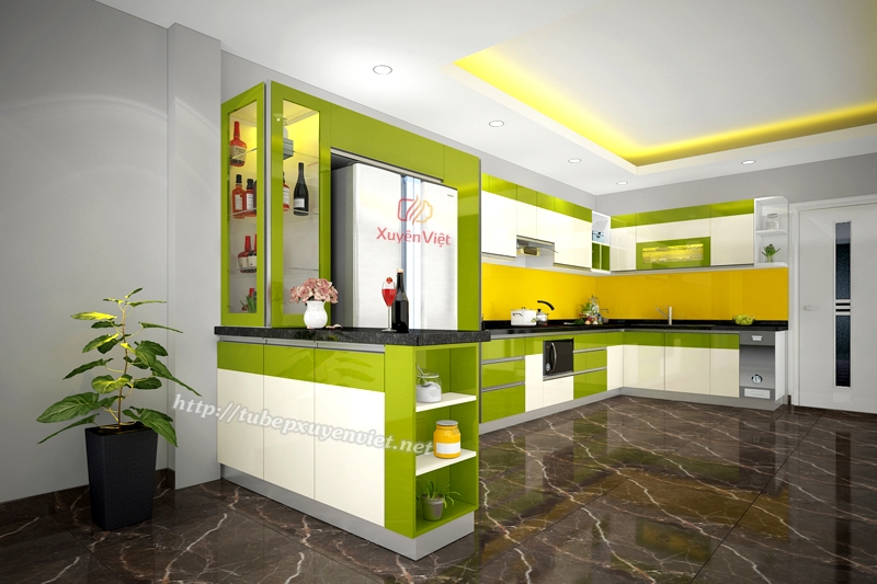 Báo giá tủ bếp nhựa Hải Phòng với nhựa loại 1