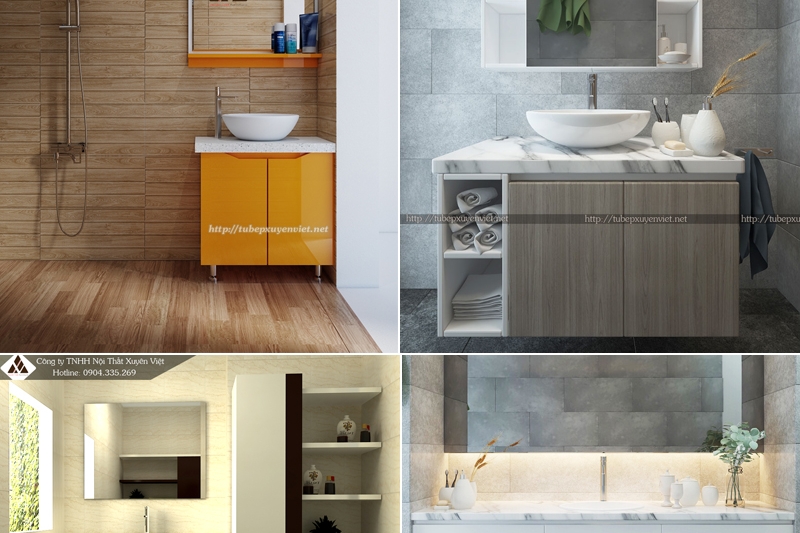 Gợi ý bộ tủ lavabo nhựa giá chỉ từ 3,6 triệu