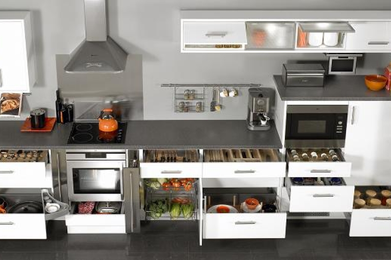 Cách bài trí thiết bị và phụ kiện giúp tiết kiệm không gian, diện tích