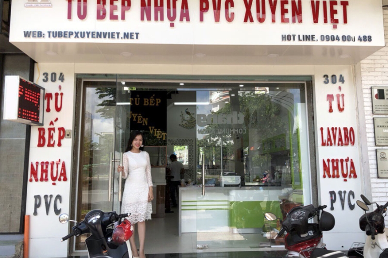 Đóng tủ bếp ở TP HCM bằng chất liệu siêu chịu nước
