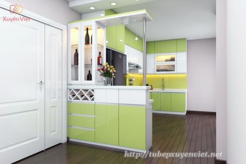 Màu sắc và chất liệu cho căn bếp đẹp hợp phong thủy