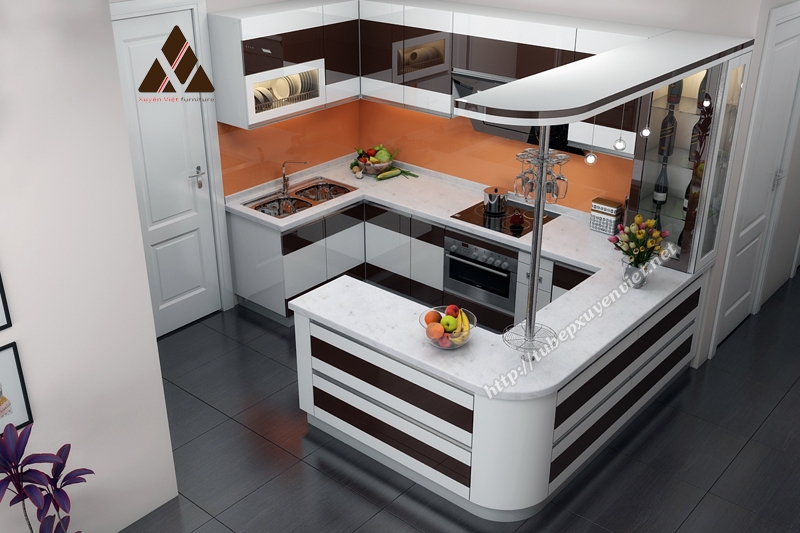 Mẫu tủ bếp đẹp nhất hiện nay