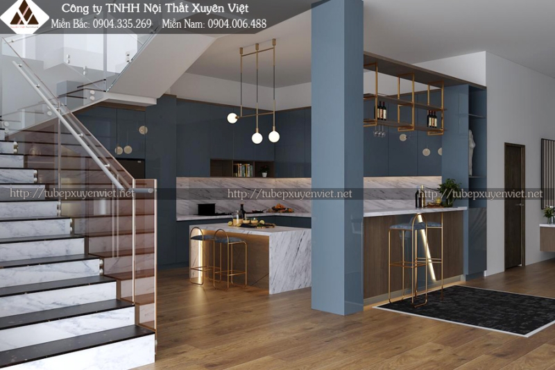 Sự sáng tạo không giới hạn trong thiết kế bếp Xuyên Việt