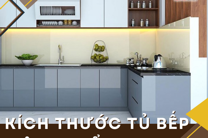 Kích thước của tủ bếp theo tiêu chuẩn