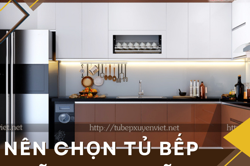 nên chọn tủ bếp chữ L hay chữ I