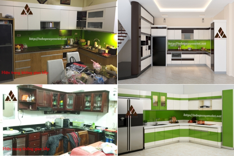 13 Phòng bếp đẹp lung linh sau khi thay thế tủ bếp gỗ