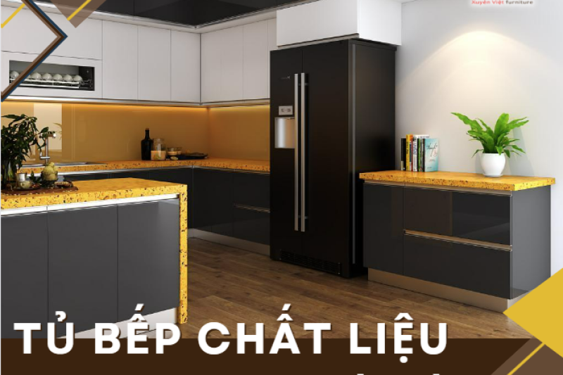 Tủ bếp chất liệu composite