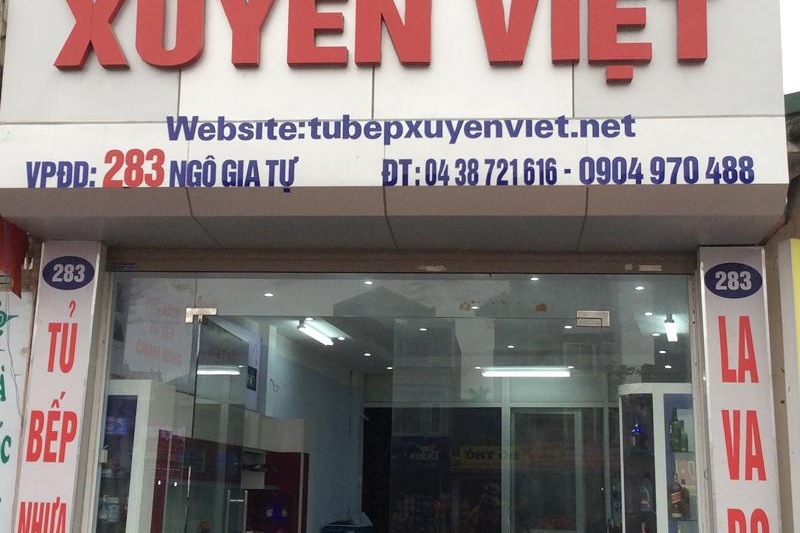 Khai trương showroom tủ bếp nhựa Xuyên Việt ở 238 Ngô Gia Tự, Hà Nội