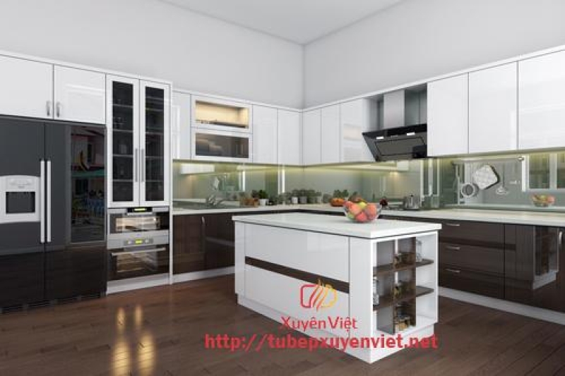 Tổng hợp tủ bếp Laminate cao cấp nhập khẩu tại Xuyên Việt