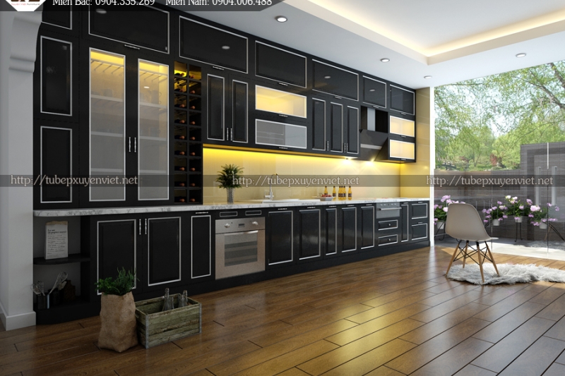 Top 20 mẫu tủ bếp chung cư đẹp tuyệt đỉnh