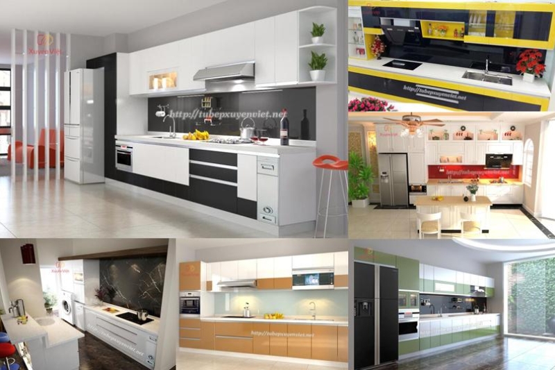 Tủ bếp chữ i đẹp và thông minh cho phòng bếp hiện đại