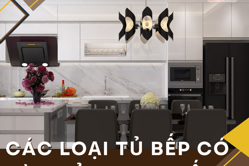 tủ bếp có bàn đảo