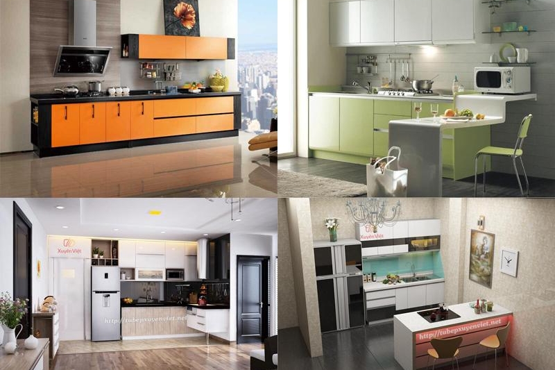 Mẫu bếp đẹp cho diện tích nhỏ chưa đầy 15m2
