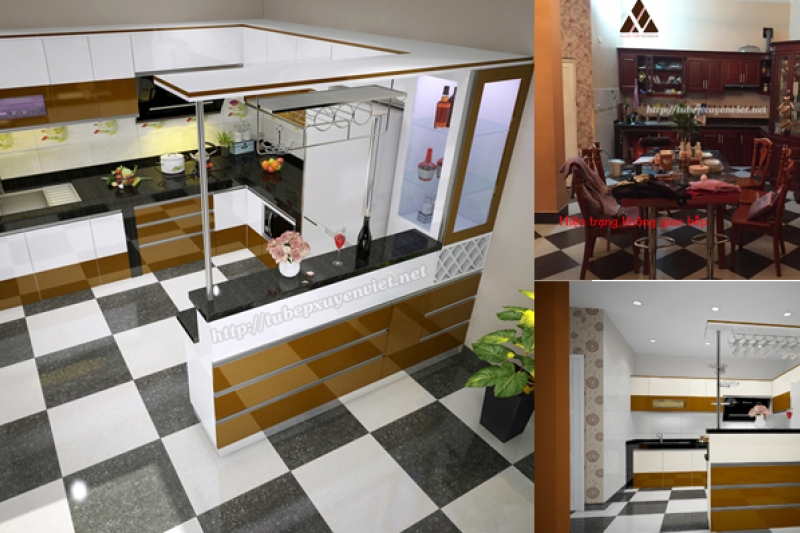 Đẹp mê ly với top 20 mẫu tủ bếp nhựa thay thế cho tủ gỗ