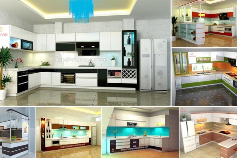 Tổng hợp mẫu tủ bếp đẹp và tiện dụng nhất tháng 11/2015