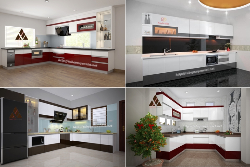 Thi công tủ bếp nhựa tại Hải Dương uy tín nhất