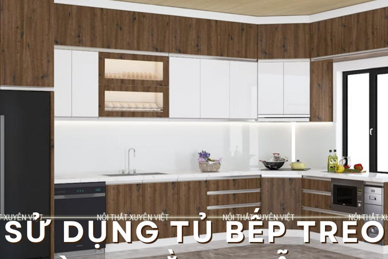 Tủ bếp treo tường bằng gỗ liệu có còn đáng sử dụng?