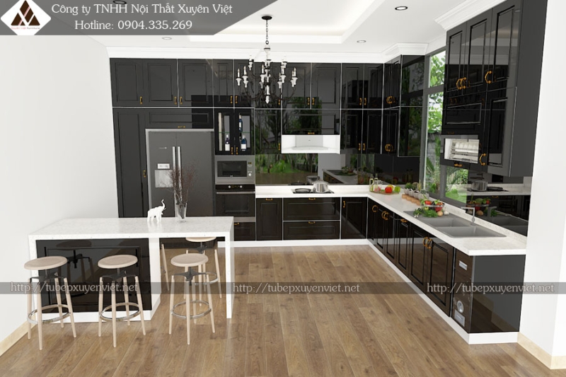 Các mẫu tủ bếp đẹp tại Vinhomes Hải Phòng