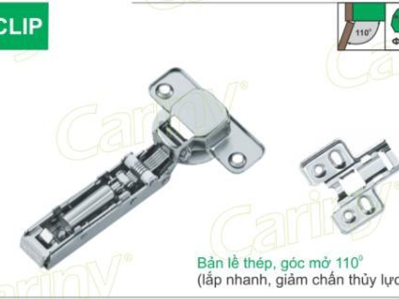 BẢN LỀ THÉP GIẢM CHẤN THỦY LỰC - CARINY