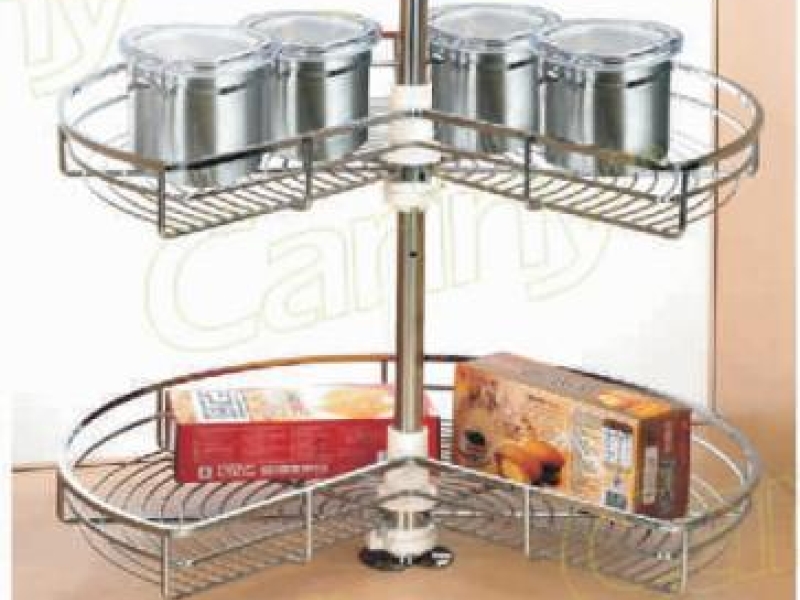 Mâm xoay 270 inox sợi tròn - Cariny