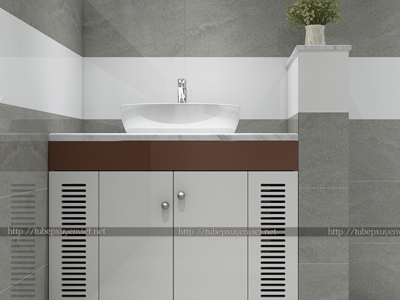 MẪU TỦ CHẬU LAVABO NHÀ CHỊ THANH - GÒ VẤP XVL691