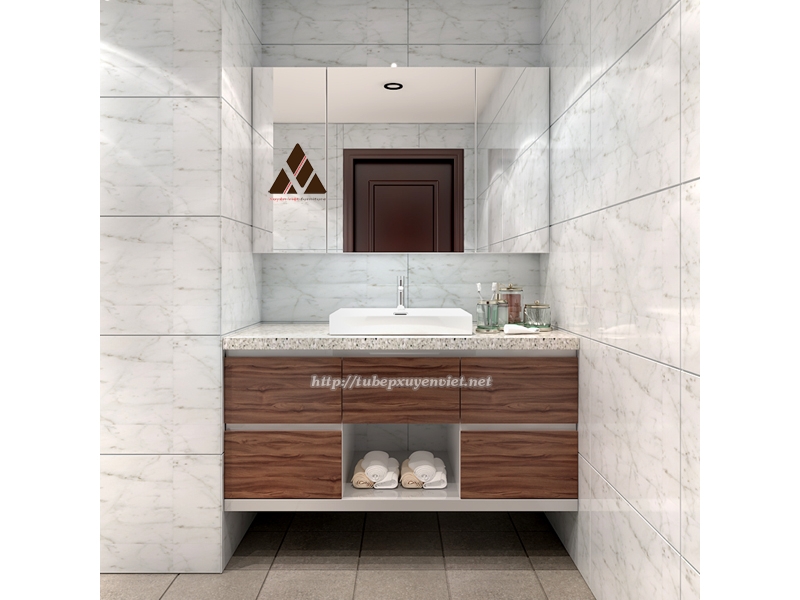 MẪU TỦ LAVABO NHỰA CHO NHÀ VỆ SINH XVL613