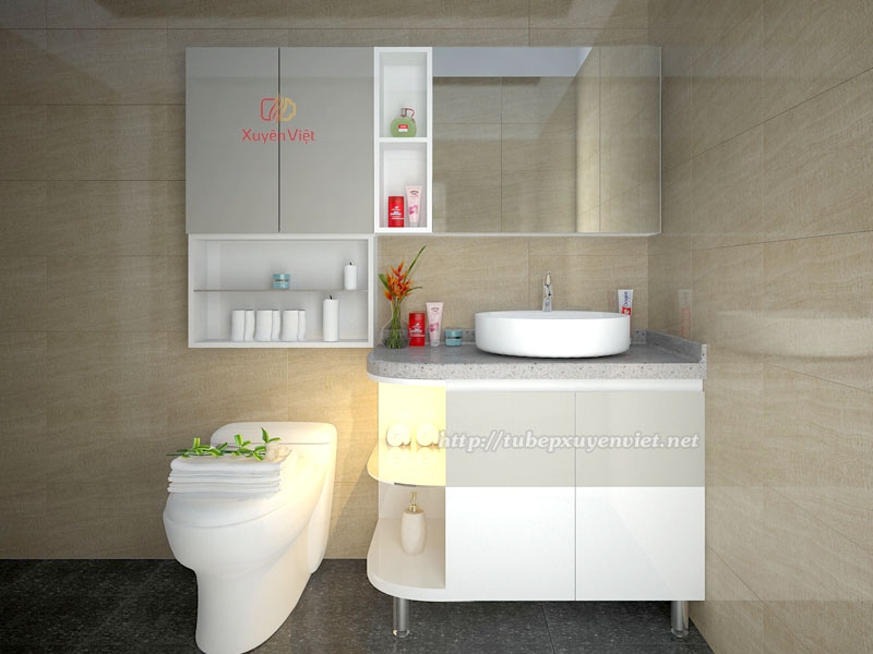 TỦ LAVABO ĐẸP CHO PHÒNG TẮM HIỆN ĐẠI XVL536