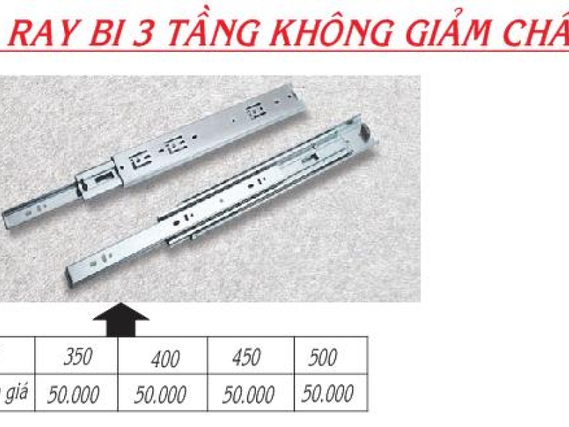 RAY BI 3 TẦNG KHÔNG GIẢM CHẤN