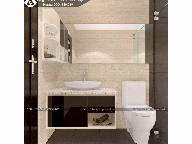 TỦ LAVABO ĐẸP NHÀ VỆ SINH XVL623