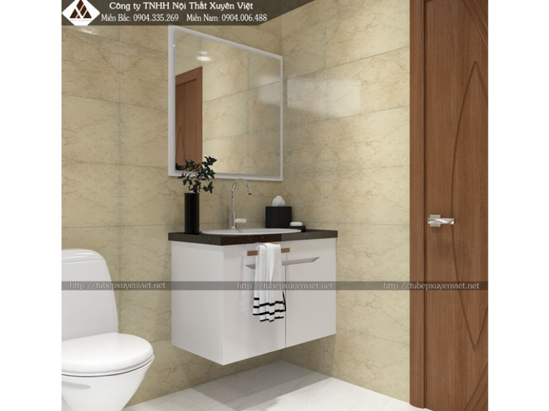 TỦ LAVABO NHỰA NHÀ TẮM XVL654