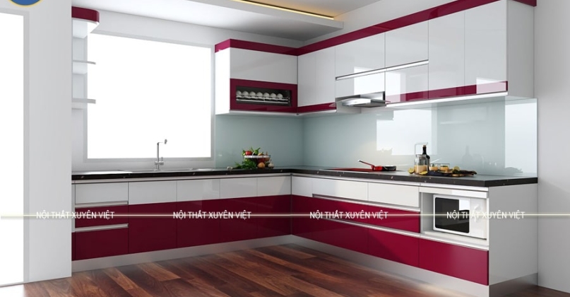 MẪU TỦ BẾP ĐẸP CHO NHÀ CHỊ THỦY - TRỊNH CÔNG SƠN, HN
