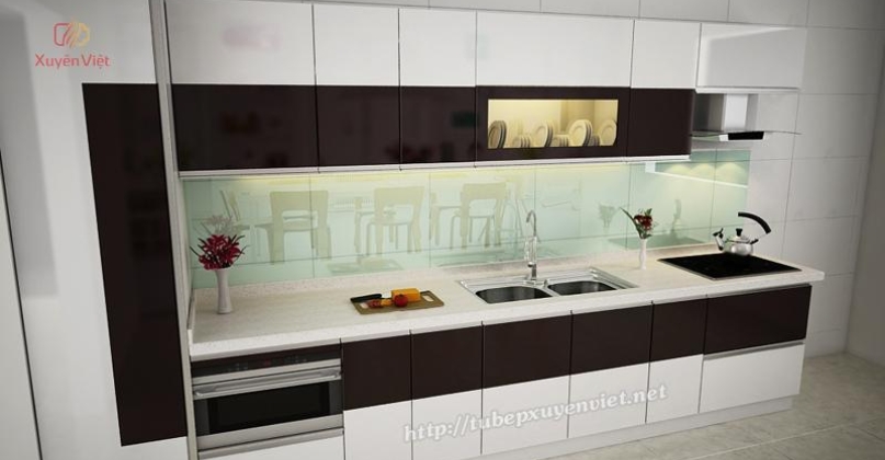 MẪU TỦ BẾP HIỆN ĐẠI NHÀ CHỊ QUỲNH - ĐÔNG A, NAM ĐỊNH XV165