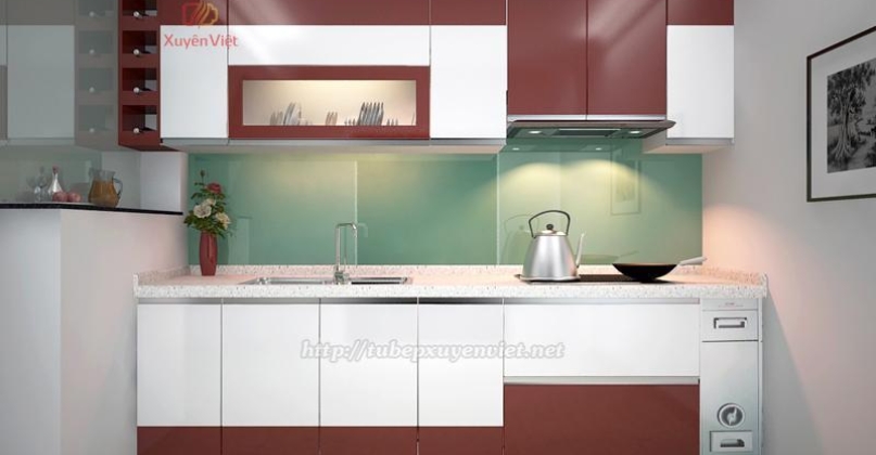 CẢI TẠO TỦ BẾP NHỎ VÀ HẸP NHÀ CHỊ HÀ - NAM ĐỊNH XV172