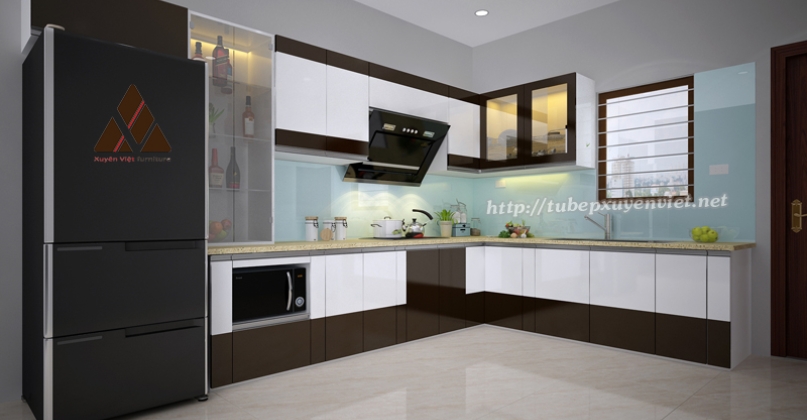 Mẫu tủ bếp nhà chị Phương - Hải Dương XV27516