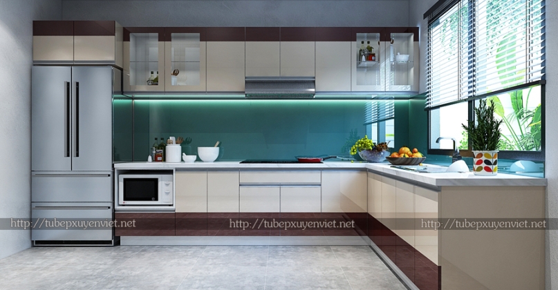 Phương án thay thế tủ bếp gỗ nhà nhà anh Dũng - Thủ Đức, TPHCM