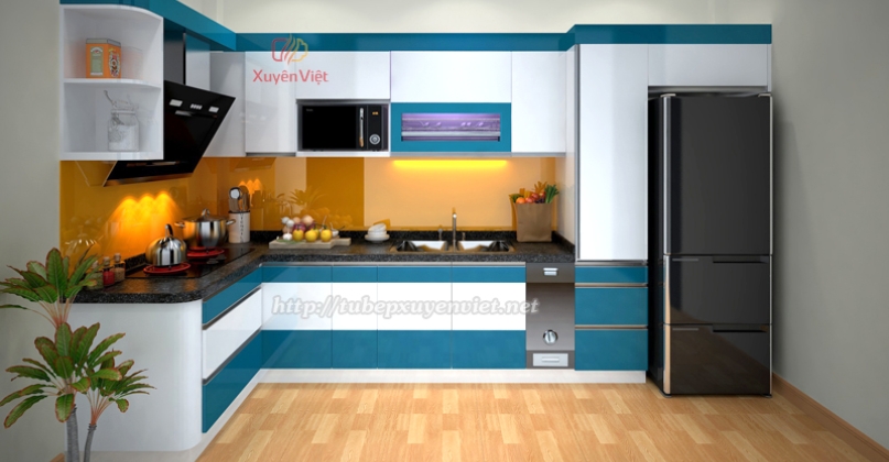 Mẫu bếp đẹp nhà cô Nhung - Bùi Xương Trạch, Hà Nội XV21816