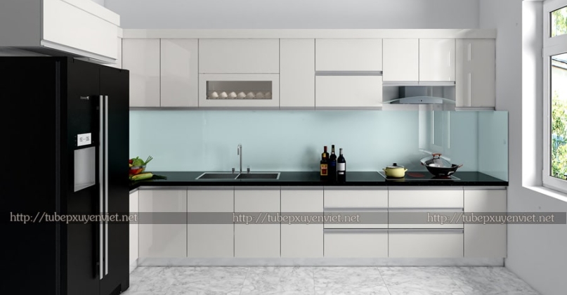 Thi công tủ bếp chị Hạnh- Móng Cái, Quảng Ninh