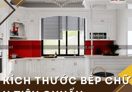 Kích thước bếp chữ U tiêu chuẩn