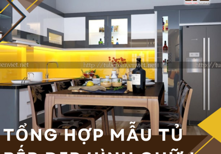 Tổng hợp mẫu tủ bếp đẹp hình chữ L