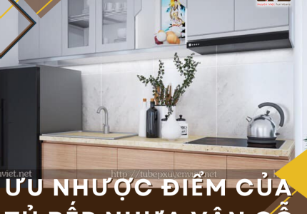 Nhựa Laminate và ưu nhược điểm của tủ bếp nhựa vân gỗ