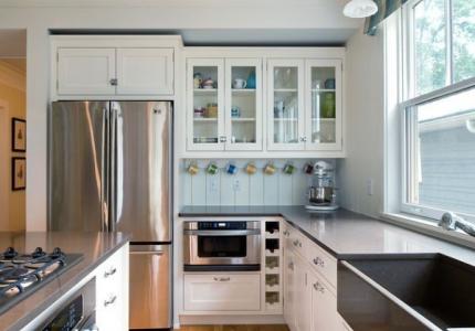 Những ý tưởng thiết kế tủ bếp thông minh cho nhà chật