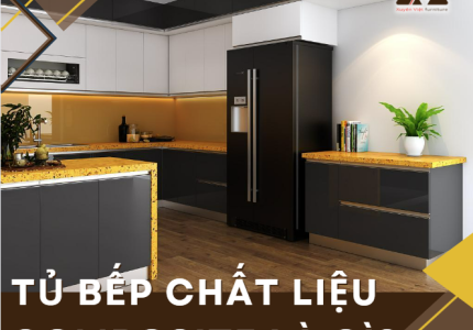 Tủ bếp chất liệu composite