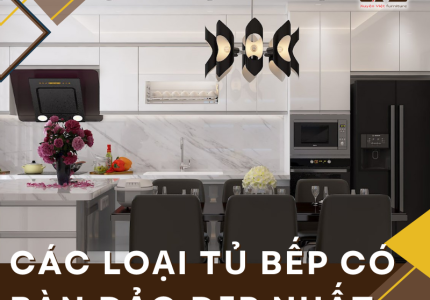 tủ bếp có bàn đảo